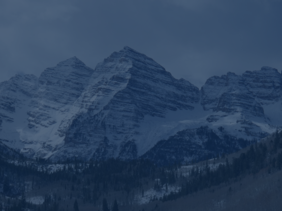 Mountain range with dark blue overlay